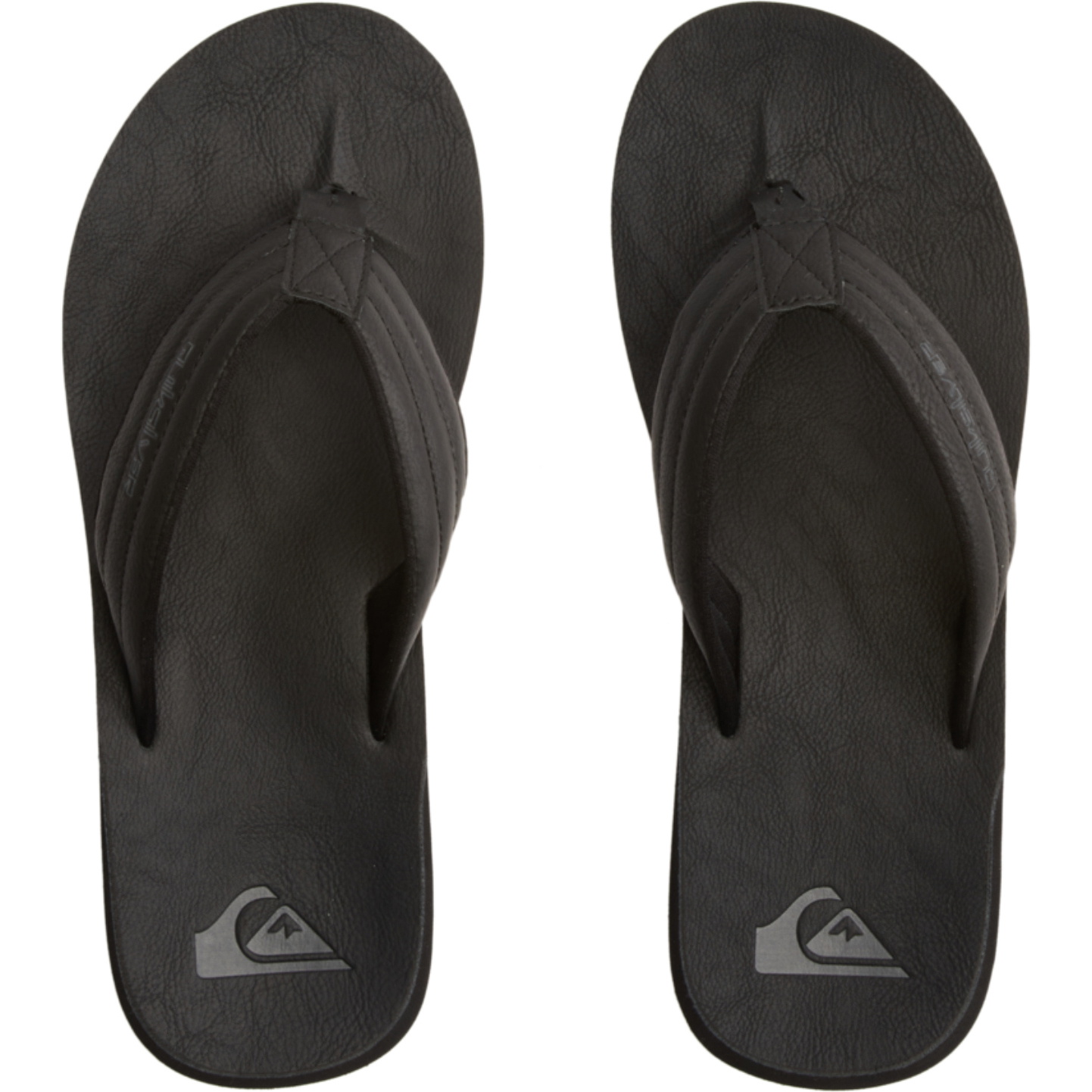 2025 Quiksilver Carver Nubuck-sandaler Til Mænd AQYL100623 - Solid Black